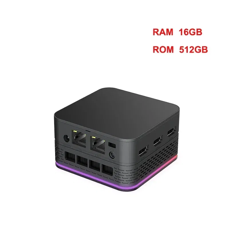 Color: PURPLE, Ships From: CHINA - Top T9 Plus Quad Core Windows 11 Small Mini PC, Intel Alder Lake N100,16GB LPDDR5 ,256/512GB/1TB SSD, Dual 1000M LAN ,Three HD