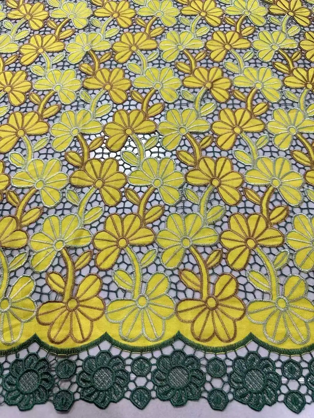 2025Latest Delicate Very Soft Cotton Laser Embroidery Best Quality Swiss Lace Fabric Party Evening Dresses NN1968_R