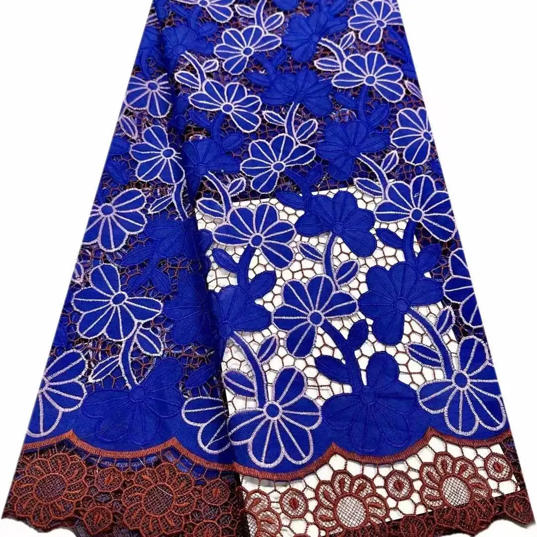 2025Latest Delicate Very Soft Cotton Laser Embroidery Best Quality Swiss Lace Fabric Party Evening Dresses NN1968_R