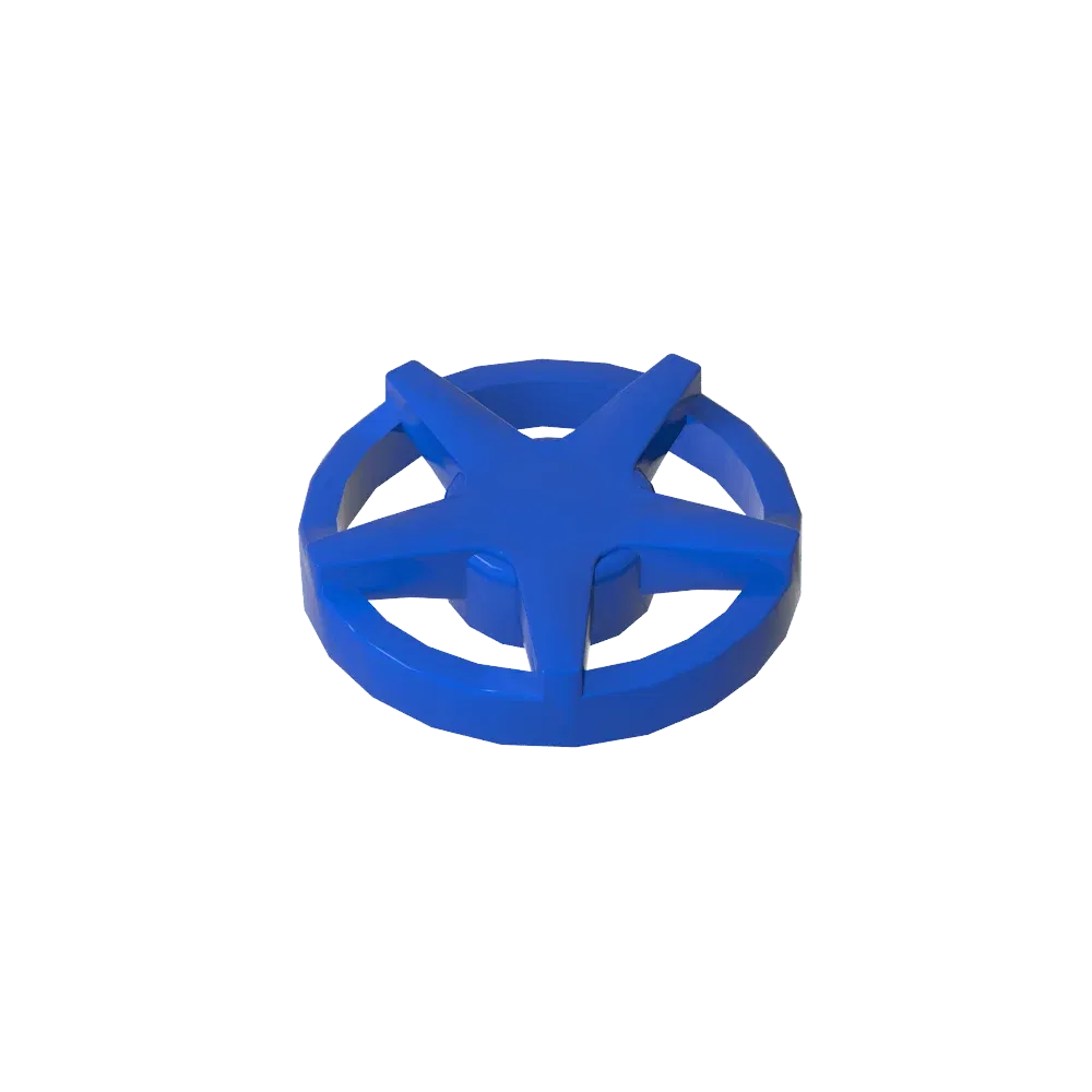 Color: black - Gobricks GDS-21242 Wheel Cover 5 Spoke - for Wheel 18976 compatible with lego 18978A Assembles Building Blocks children's toys