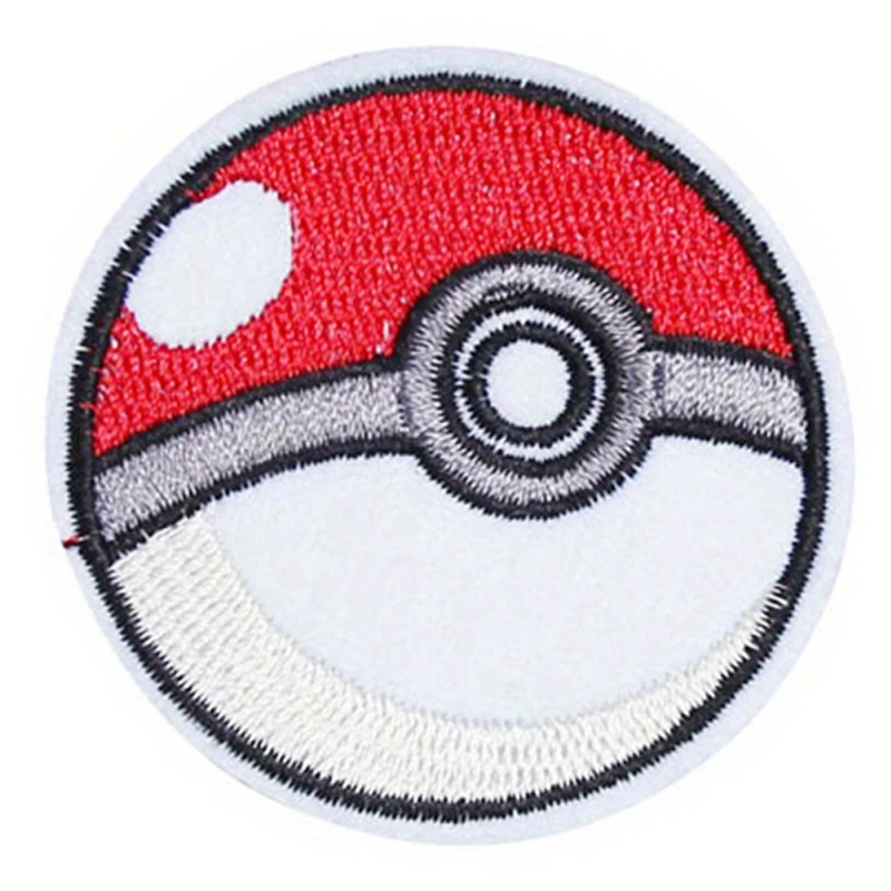 Color: Laser Bright - Kawaii Animals Patch Anime Game Embroidered Patches For Clothing DIY Iron on Patches For Clothes Jacket Cartoon Patch Stickers