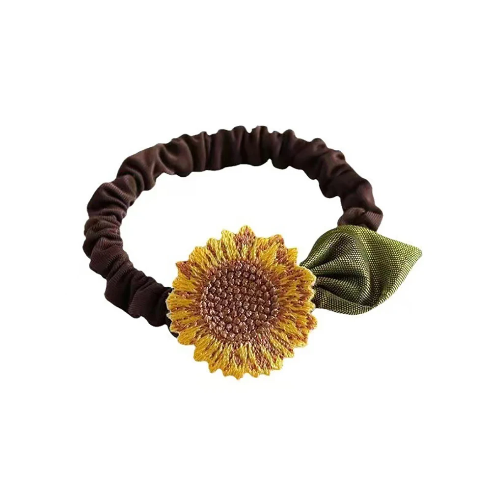 3Pcs/Set Flower Hair tie Rubber Band Hair Rope Elegant Elastic Hair Band Hair Accessories