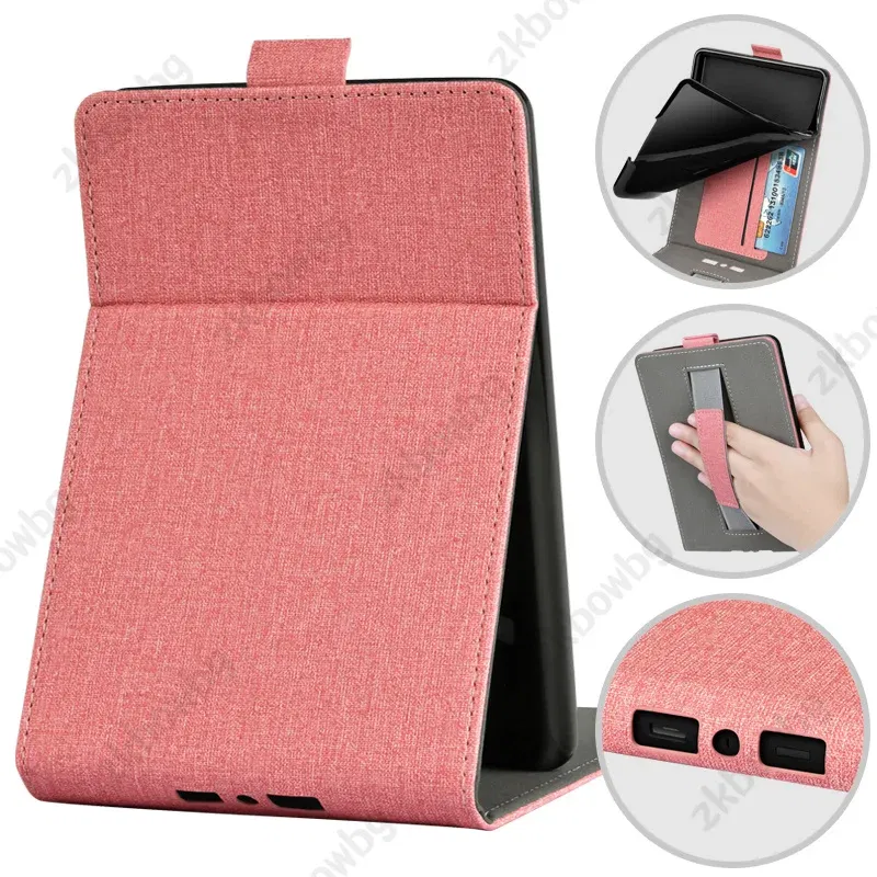Color: ROSE RED, Size: 12.4 - Cute Smart Case for 6.8' 6'' Kindle Paperwhite Signature 11th Generation Edition 12th 2024 7'' 7th 10th 6th M2L4EK RS23CV Cover