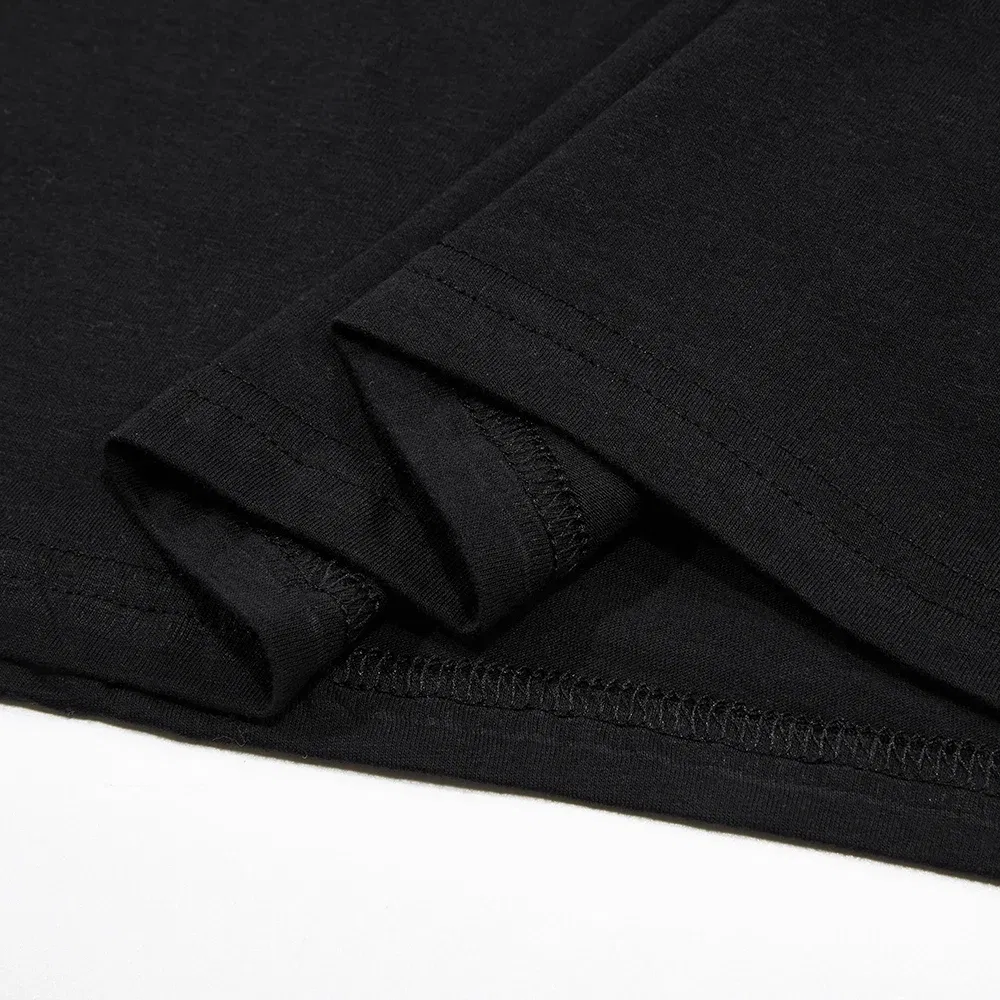 Color: Black, Size: XXL - No Signal Men Tshirt Hip Hop Style Streetwear Tops & Tees Novelty Geometric Short Sleeve Summer Cotton T Shirt Oversize T-shirts