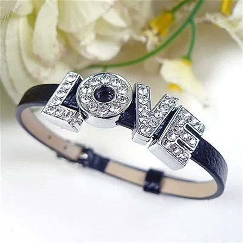 Color: Pink - Rhinestone Slide Letter Charms For Jewelry Making Women Bracelet 8mm Alphabet A-Z Pet Collar Necklace DIY Accessories Gift