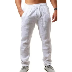 Men's Breathable Linen Loose Trousers