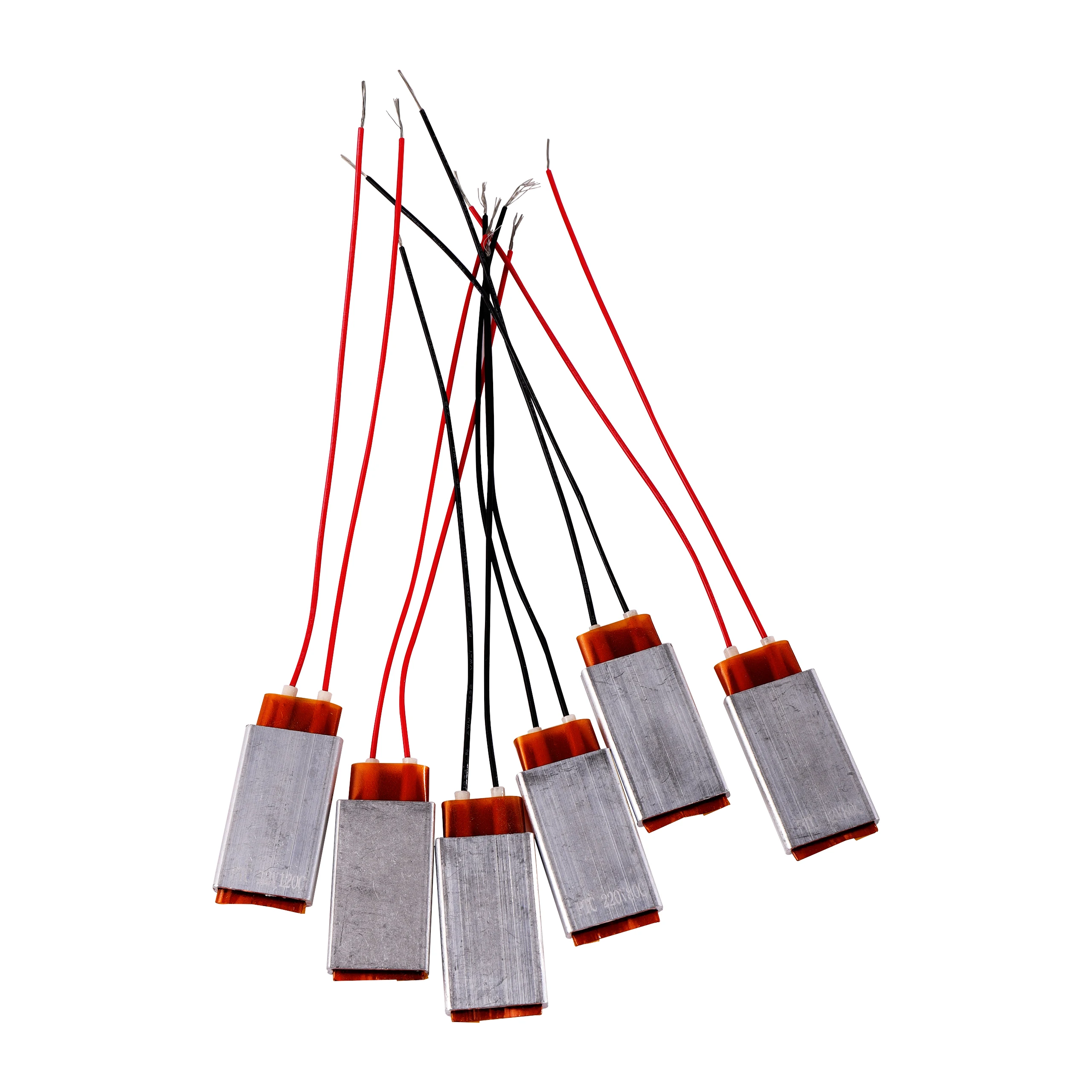 Color: Red - 220V/12V 80-220 Degrees Celsius PTC Heaters Heating Element Hair Dryer Accessories Curlers Heater Poultry Incubator 1 Pc