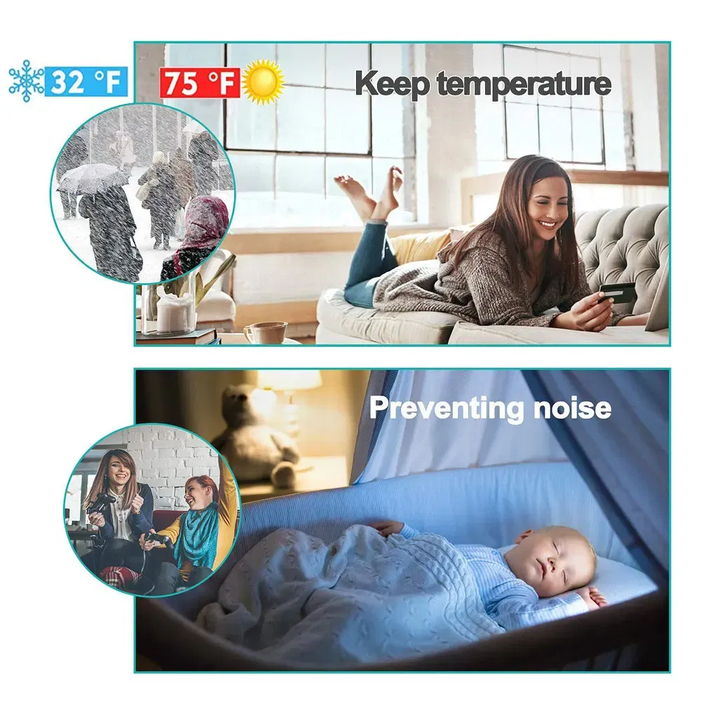 Color: Black, Length: 3M, Ships From: CHINA - Under Door Draft Stopper Stripping With Strong Adhesive For Bottom Of Doors Seal Dust-Proof Winter-Proof Block Light And Noise