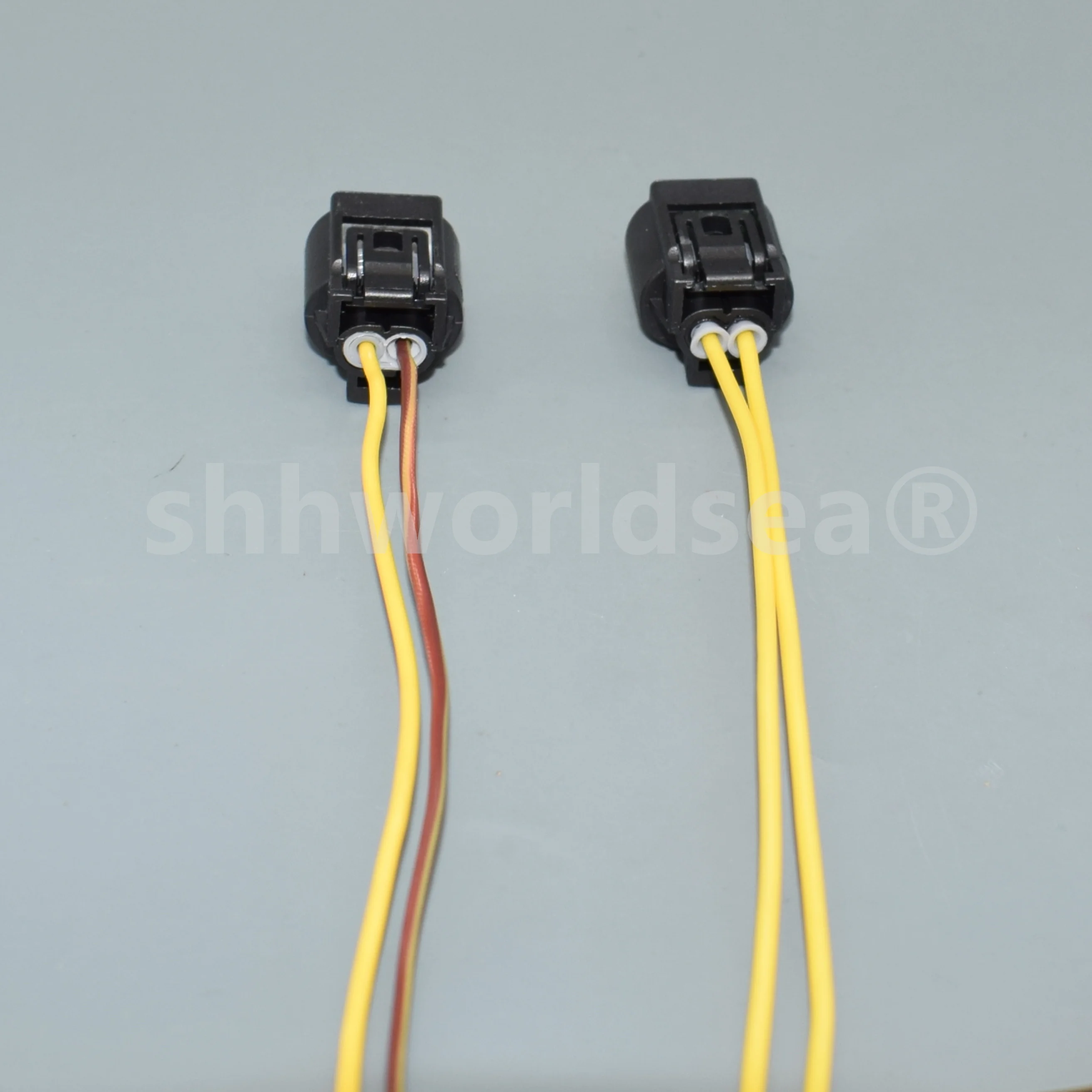 Color Name: WHITE - worldgolden 2 Hole 1-968790-2 Auto Small Current Socket 1718555-1 Car Waterproof Connector Automobile Parts