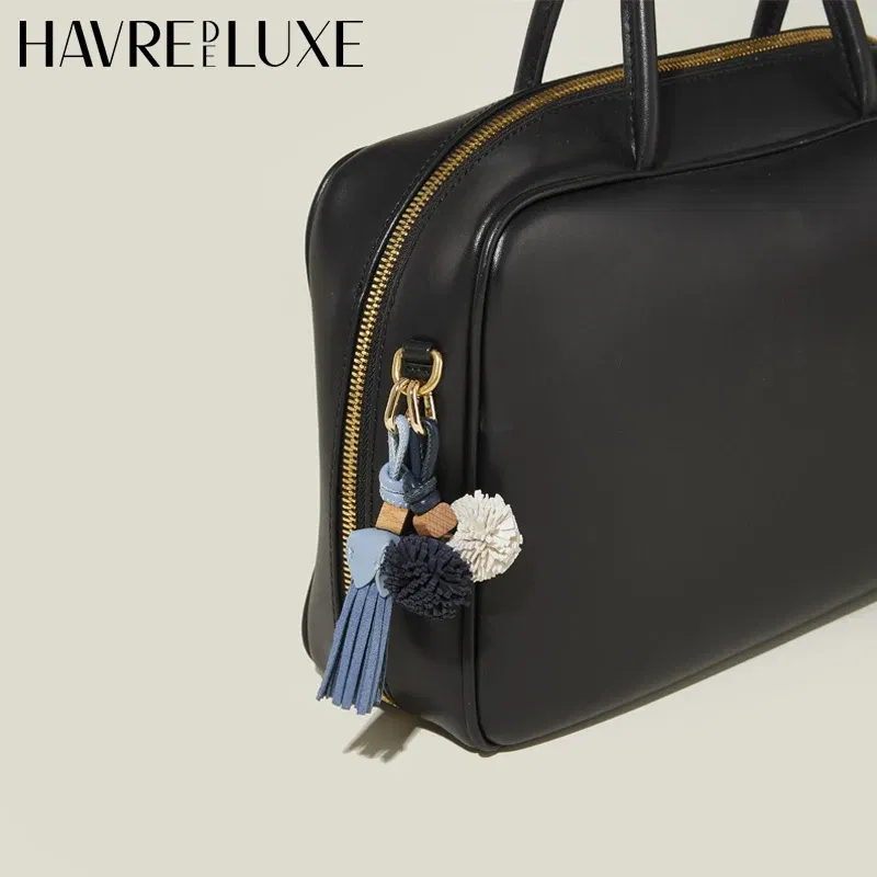 Color: Dark Grey - New color matching exquisite small bag charm keychain shoes accessories handmade DIY limited bag small pendant