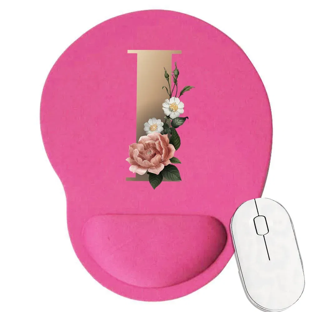 Color: Dark Grey - Mouse Pad Gaming MousePad Premium Mousepad Speed and Control Desk Pad Pink Mouse Mat High-Grade Desk Mat Gold Letter Series