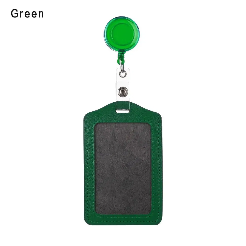 Color: Light Black - Unisex Work Card Holders With Lanyard PU Bank Card Name Credit Card Holders Card Bus ID Holders Identity Badge With Neck Strap
