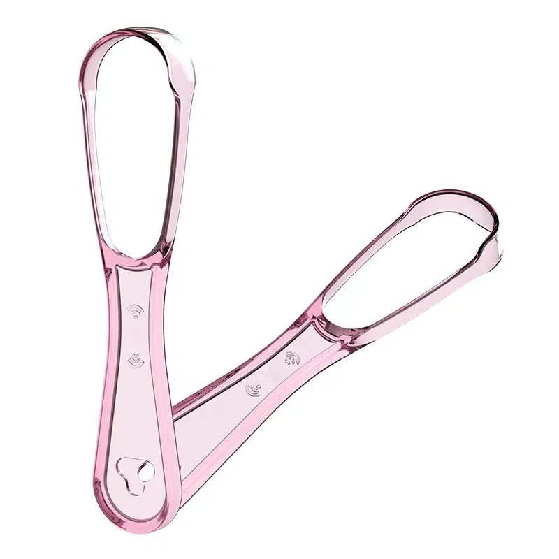 Color: PURPLE - 혀클?¦¬?„€ 1pcs Tongue Cleaner Tongue Cleaning Scraper Reusable Oral Cleaning Scraper Multicolor Oral Hygiene Care Tongue Brush Tool