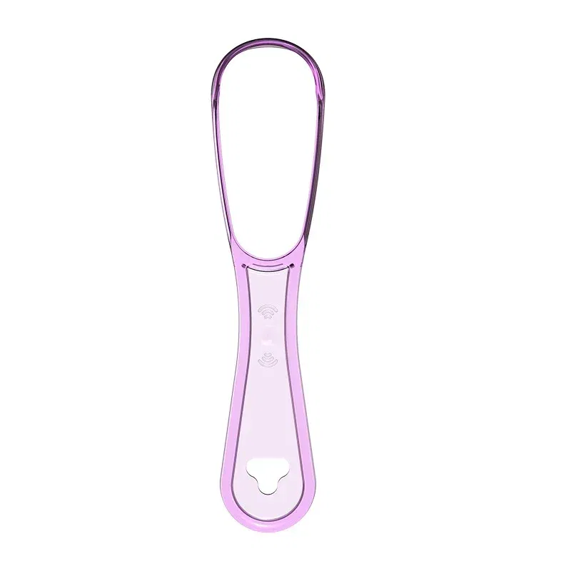 Color: PURPLE - 혀클?¦¬?„€ 1pcs Tongue Cleaner Tongue Cleaning Scraper Reusable Oral Cleaning Scraper Multicolor Oral Hygiene Care Tongue Brush Tool