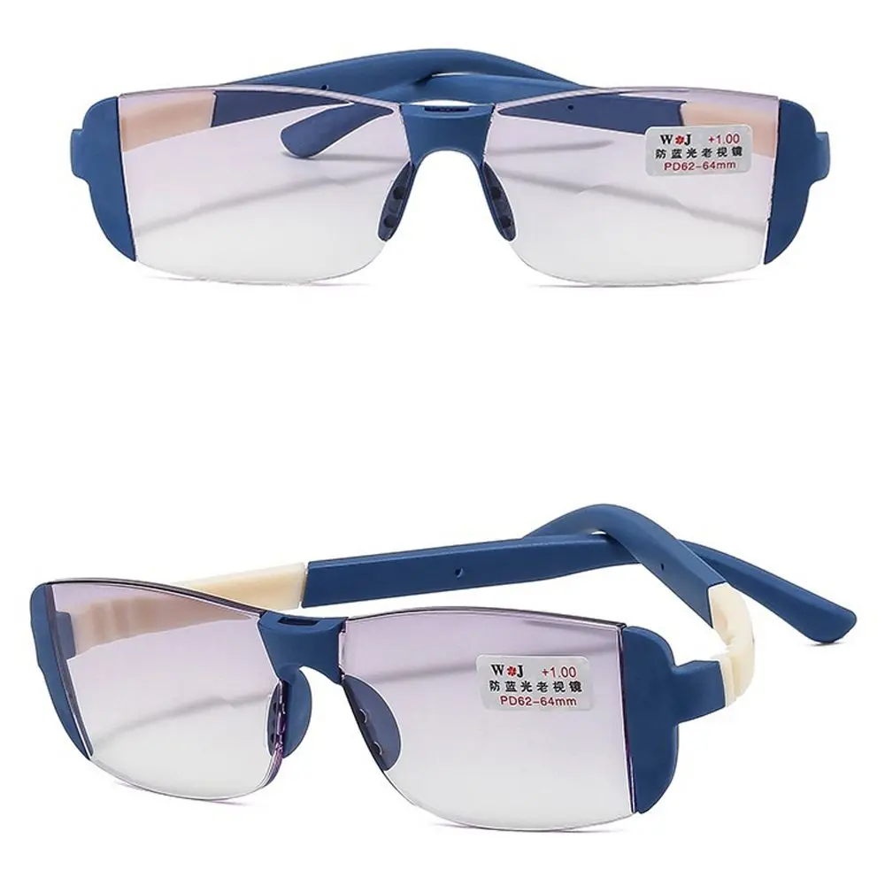 Frame Color: Pinkish Grey, Eye Prescription: +250 - Fashion Anti-Blue Light Reading Glasses Urltra-Light Eye Protection Men Women Elegant Comfortable Eyeglasses Unisex Glasses