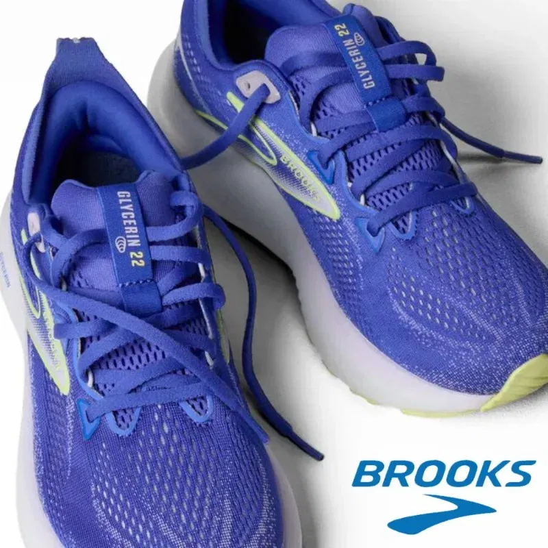 Color: Gold, Shoe Size: 40 - Original Brooks Men?™s & Women?™s  Glycerin 22 Neutral Marathon Professional Running & Walking Shoe Casual Sneakers