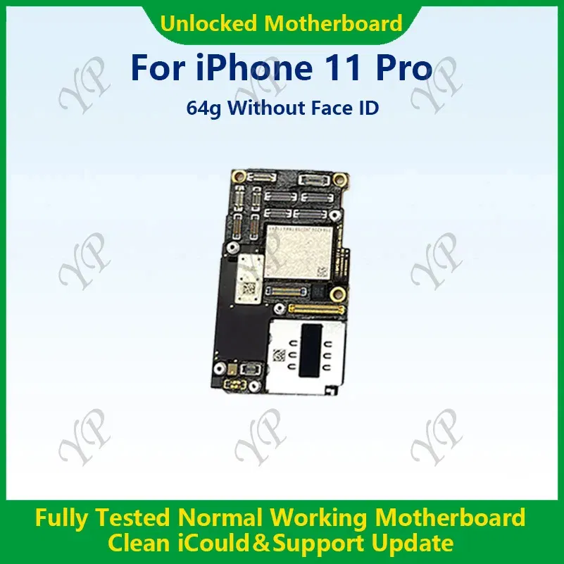 Color: PURPLE, Ships From: CHINA - Top Fully Tested Authentic Motherboard For iPhone 11 Pro Max 64g/256g Unlocked Mainboard With Face ID Cleaned iCloud Fast
