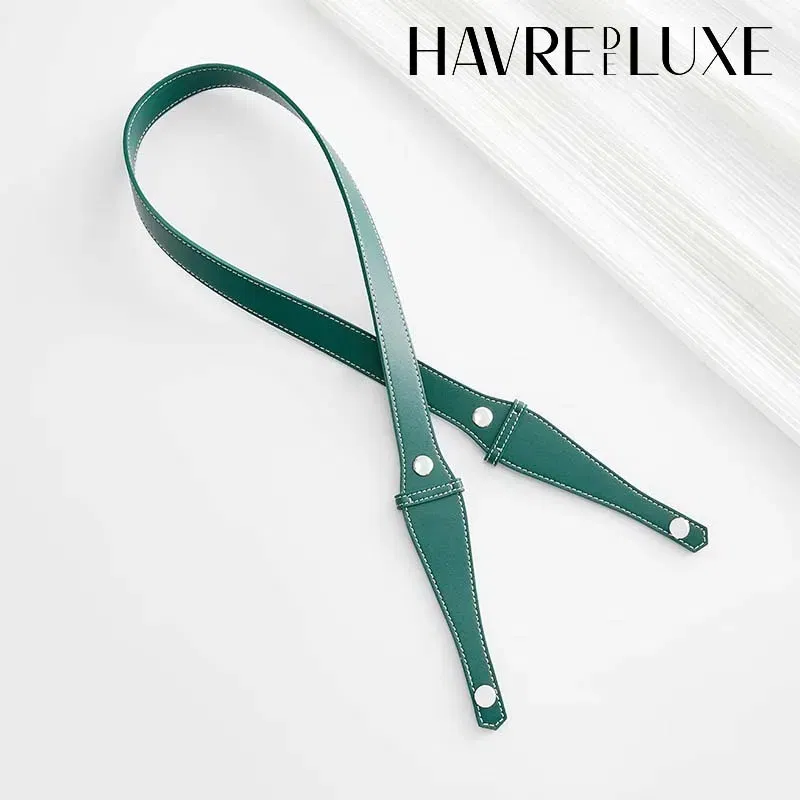 Color: light green - Bag extended shoulder strap for Goyard Bowling 25 toiletries bag handle shoulder replacement strap bag modification accessories