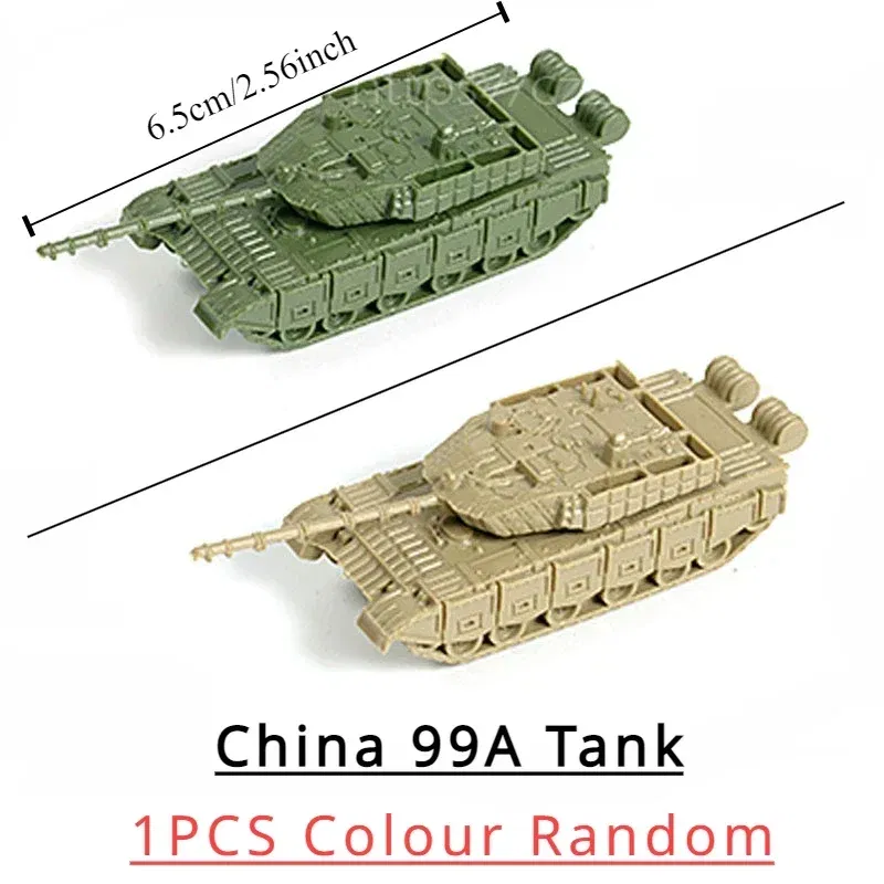 Color: Red - 1/144 4D Classic Tank Model WWII Tiger Leopard US GER CHN USSR RUS Finished Model Sand Table Plastic Tanks Toy
