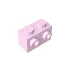 Color: Light Grey - MOC PARTS DIY GDS-634 BRICK 1X2 W. 2 KNOBS compatible with lego 11211 children's toys Assembles Building Blocks Technical
