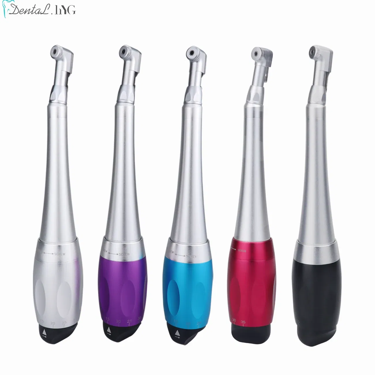 Color: Red - Dental Universal Implant Torque Wrench With 16pcs Drivers Dentistry Ratchet Latch Head Handpiece 5 To 35 N.cm Dentist Equipment