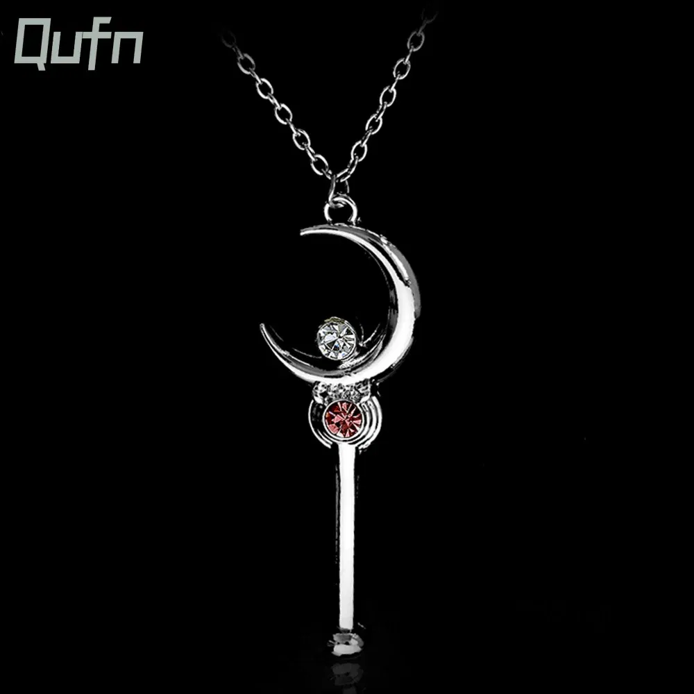 Anime Cartoon Necklace Stick With Crystal Pendant Chian Choker Cosplay Christmas Girl Nice Jewelry Accessories Gift