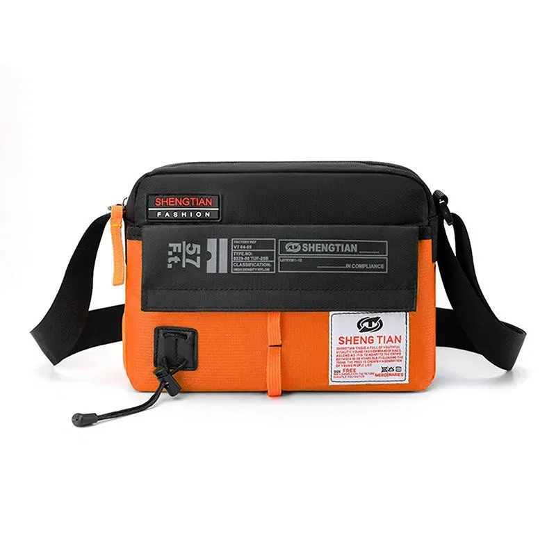 Color: GRAY - New Fashion Oxford Bags Men's Shoulder Bag Man Waterproof Messenger Crossbody Bags For Men 2023 Business Bags For Men