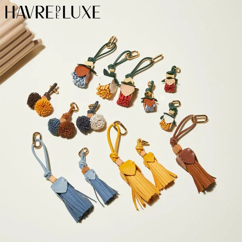 Color: WHITE - New color matching exquisite small bag charm keychain shoes accessories handmade DIY limited bag small pendant