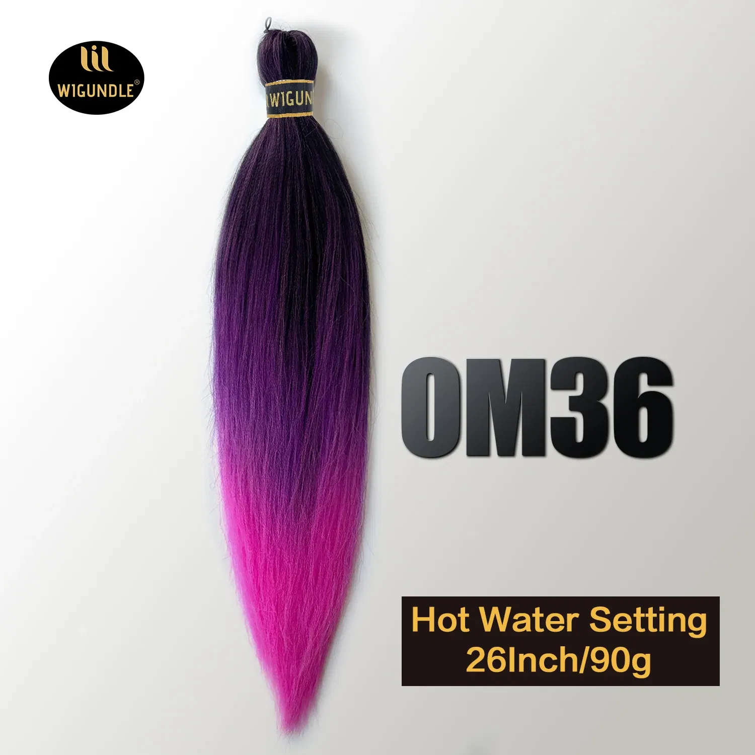 Color: #22, Stretched Length: 26inches, Bulk Buy: 1Pcs/Lot - Kanekalon 26inch Hot Water Set Pre Stretched Jumbo Braiding Hair Box Twist Braids Synthetic Hair Extensions For Women Soft Yaki
