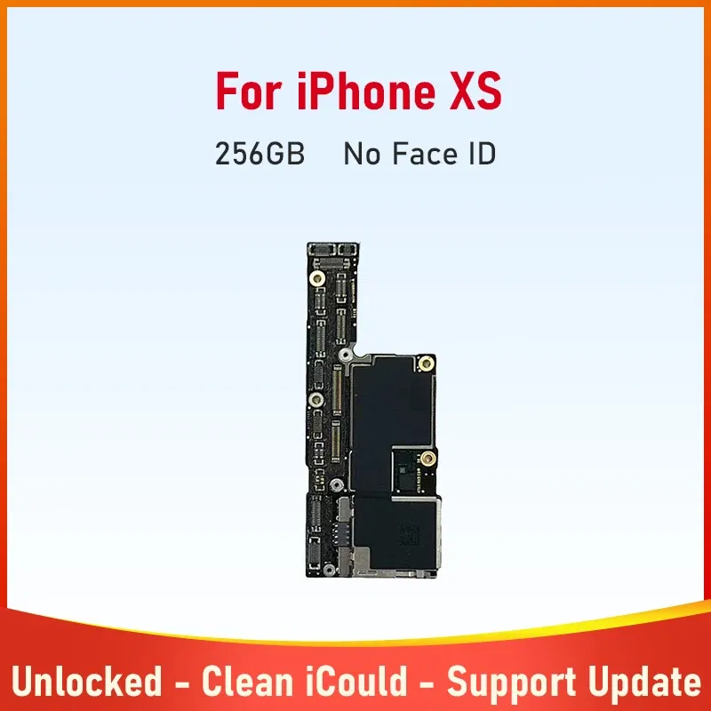 Color: Silver, Ships From: CHINA - Top Tested Motherboard for iPhone X XR XS Max 64g 128g 256g Unlocked Mainboard With Face ID Cleaned Logic Board