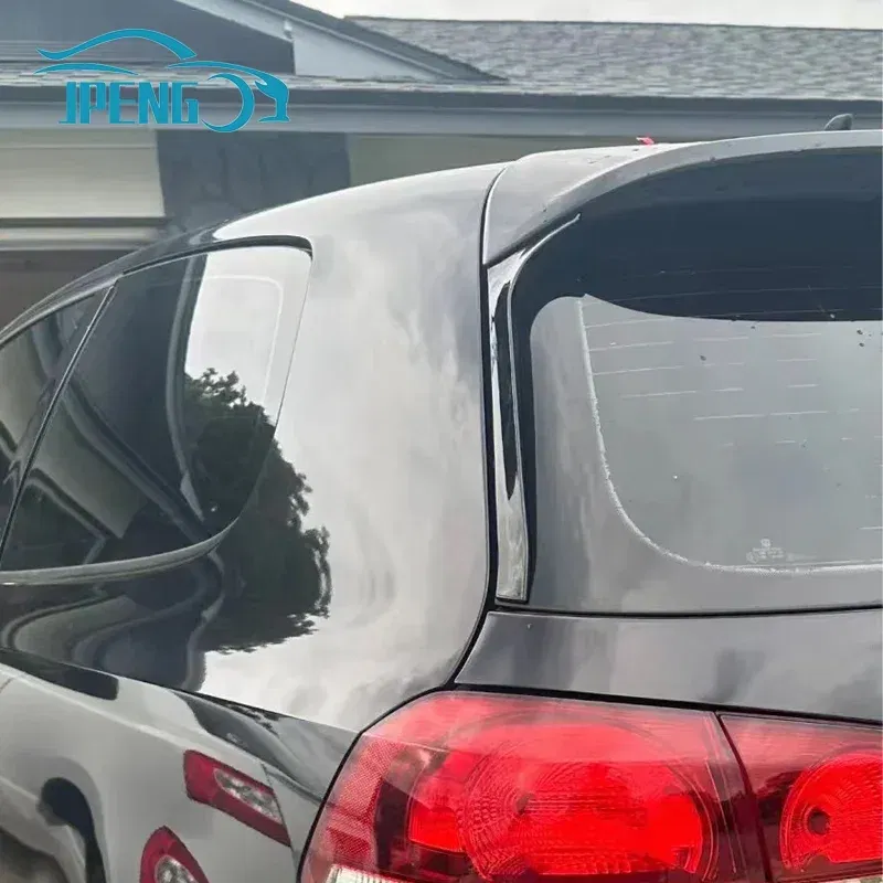 Color: Dark Grey, Ships From: CHINA - For VW Golf 6 MK6 GTI R GTD Standard 2008-2013 Glossy Black Rear Window Side Trunk Spoiler Canard Canards Splitter Accessories