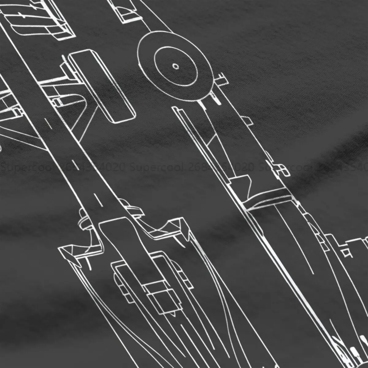 Color: WHITE, Size: XXXL - Race Car Hipster Polyester TShirts F1 Formulate 1 Racing Momen Graphic Streetwear T Shirt O Neck