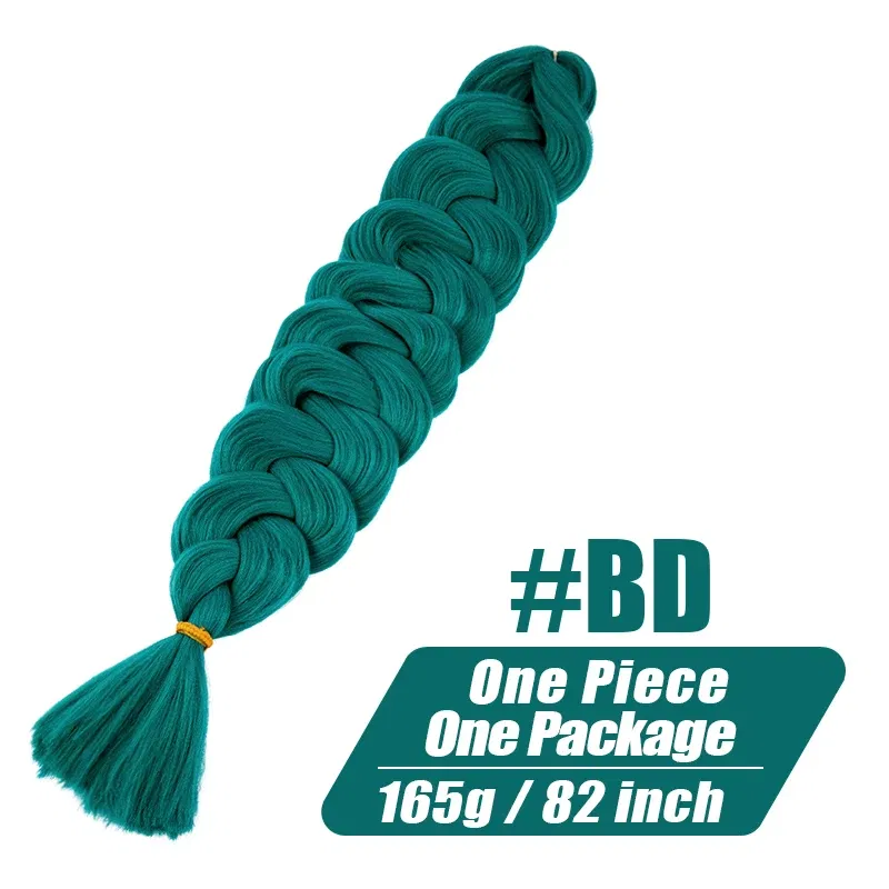 Color: P4/27, Stretched Length: 32inches, Ships From: CHINA, Bulk Buy: 1Pcs/Lot - Synthetic Braiding Hair Wholesale 82Inch 165g Ombre Braiding Hair Packs Jumbo Braid Hair For Women DIY Hairstyle Blue Grey