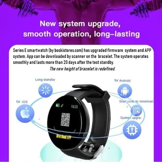 Series E – Smart Watch (Black)