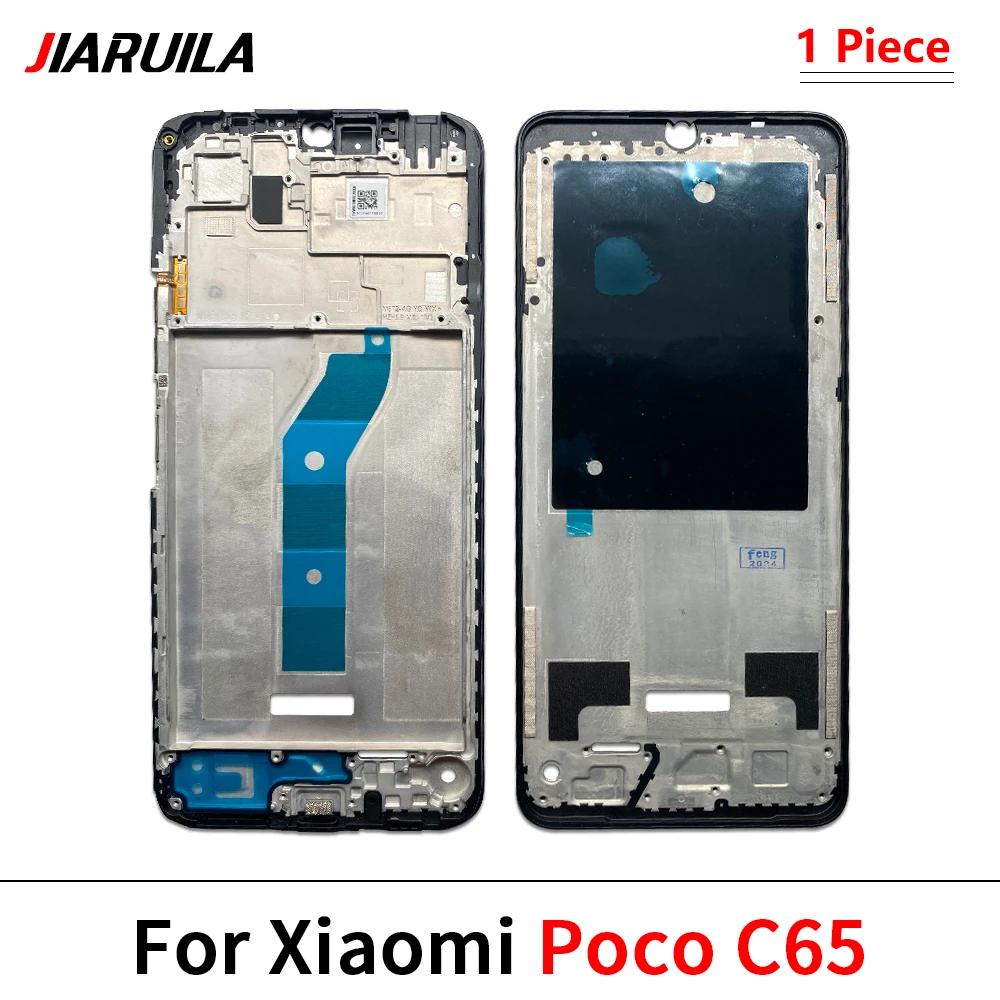 Color: Rose - LCD Screen Middle LCD Front Frame Housing Bezel Plate Panel Chassis For Xiaomi Poco C65 X3 F3 F4 GT M3 M4 Pro 4G 5G M5S X5 X6