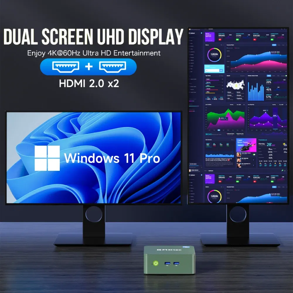 Color: WHITE, Ships From: CHINA - New GMKtec G3 Mini PC Intel Alder Lake N100 Windows 11 Pro Mini PC 8/16GB DDR4 256/512GB PCIe M.2 SSD WiFi 6 BT5.2 Desktop