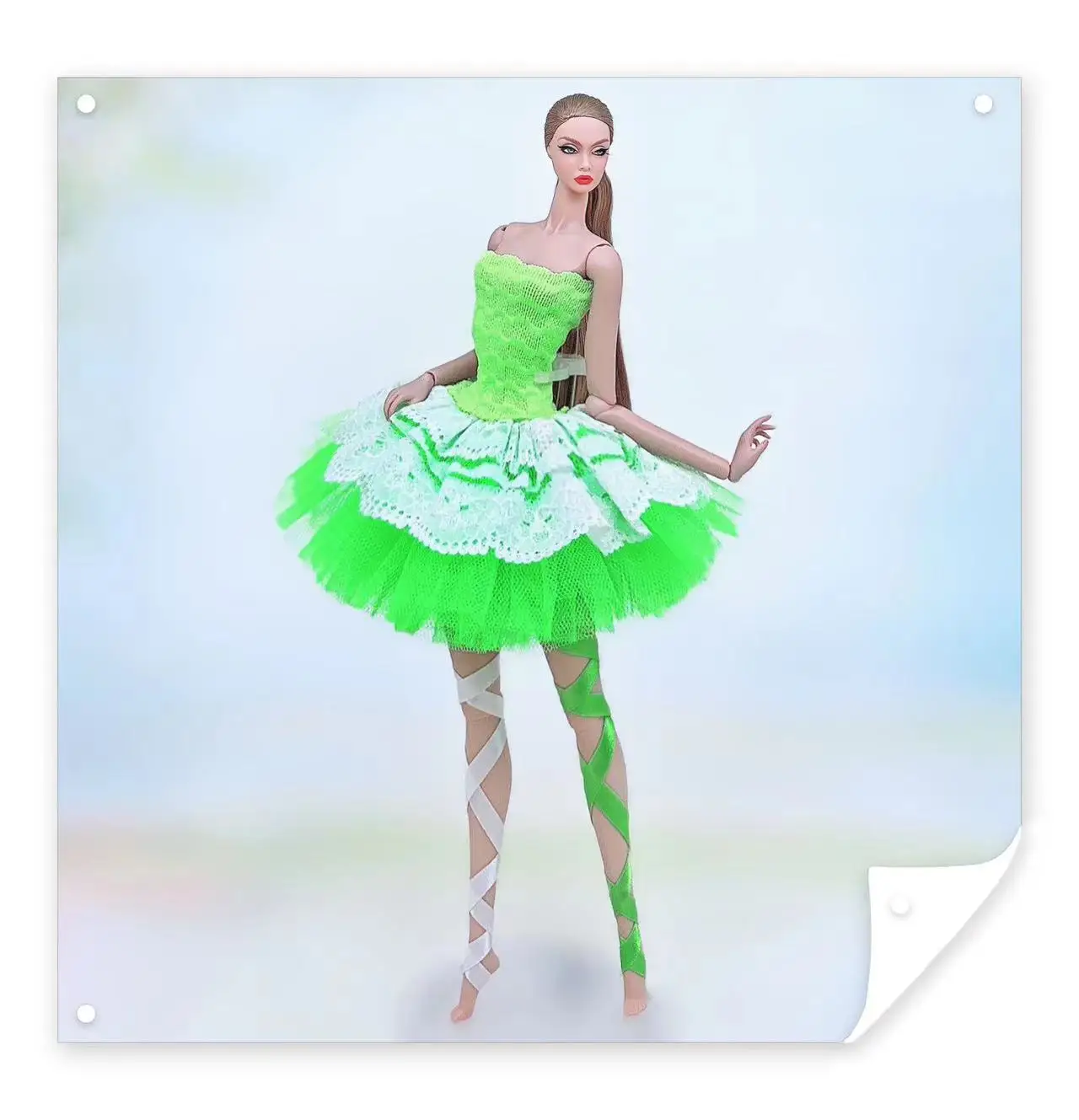 Color: PURPLE - for clothes for barbie ballerina