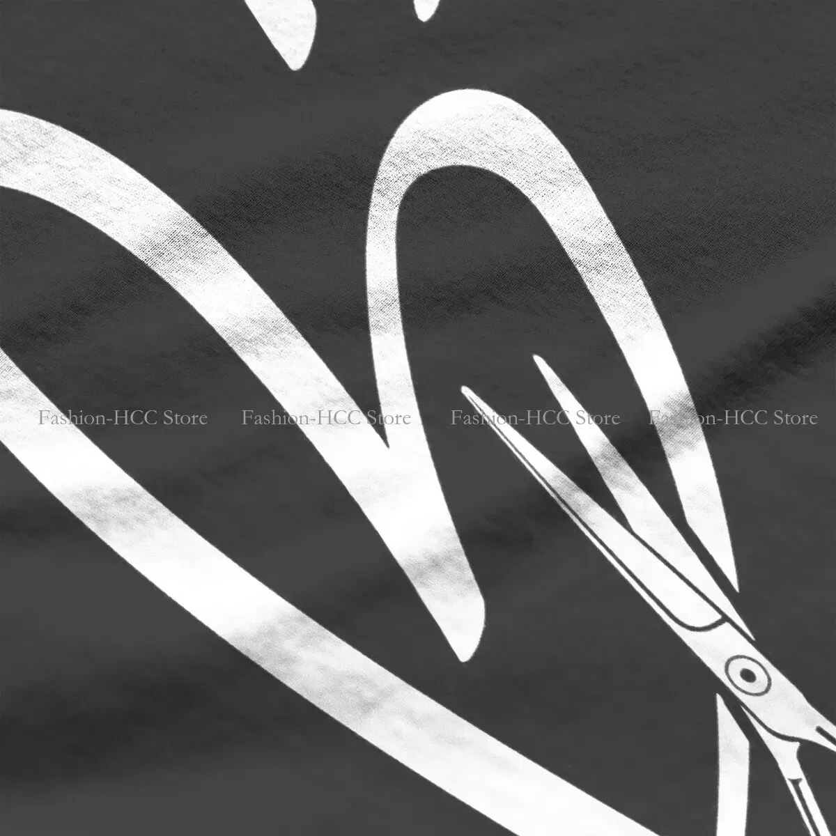 Color: black, Size: XXXL - Royal Craft Print TShirt Barber Hairdresser Fashion Trend Hairstyle Basic Polyester T Shirt Women Tops Individuality