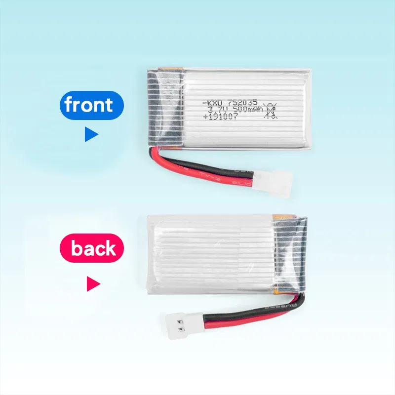 Color: PURPLE - Suitable For Remote Control Aircraft 3.7V 500mAh 300mAh 250mAh 160mAh RC Aircraft Rechargeable Liion Battery