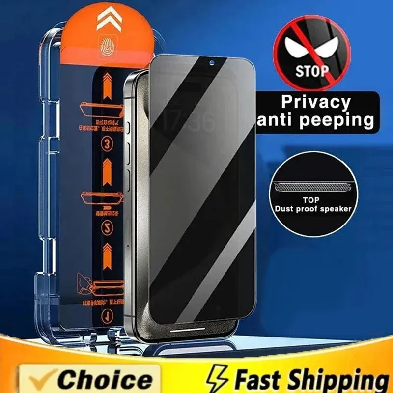 Color: Transparent, Bundle: 2 pieces, Material: Anti Peeping - Dust Free Install Privacy Anti Spy Temper Glass Film for Vivo T3 Ultra V50 V40 SE V27e T2x V29 Lite V30 Pro 5G Screen Protector