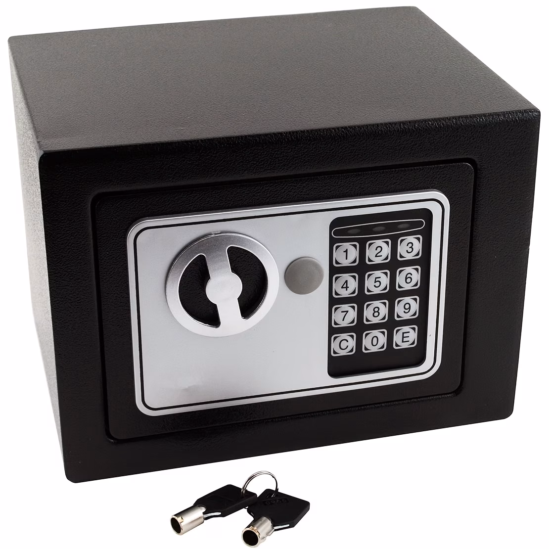 Electronic Home Security Safe, 6.4L Solid Steel Digital Safe – Lock Box, Cash Box, Security Box for Office or Home Use