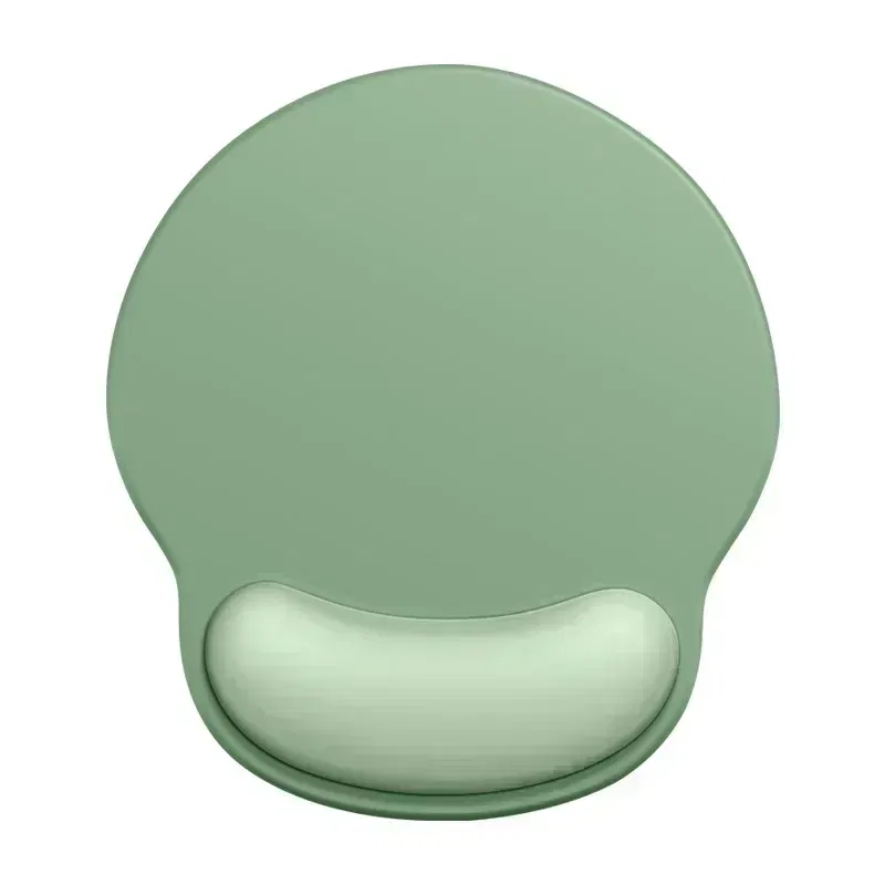 Color: WHITE - Gradient Mouse Pad Comfortable Wrist Support Non Slip Mice Mat Soft Mousepad Wrist Support Computer Silicone mouse pad