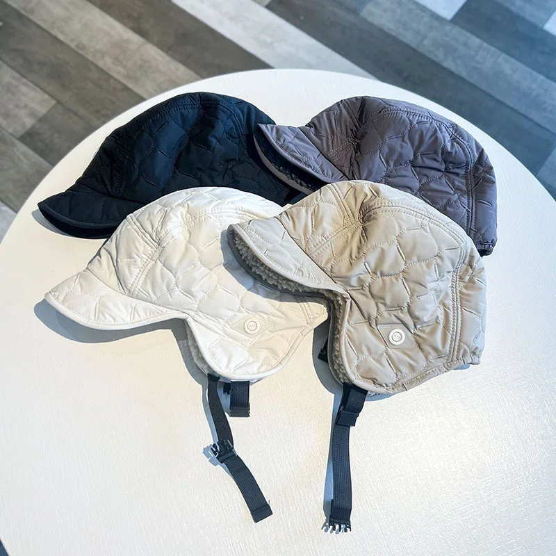 Color: green - Winter Men Women Trapper Aviator Trooper Earflap Warm Waterproof Ski Down Hat Bomber Cap Ear Protectors Hats Reversible Wearable