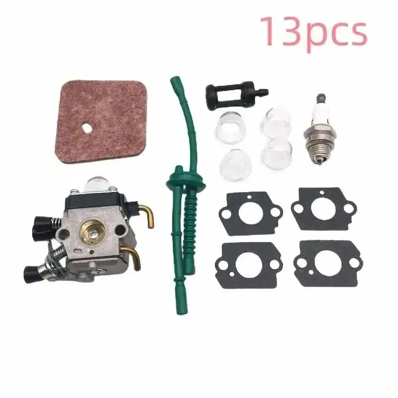 Color: Yellow - Carburetor Trimmer Kit For Stihl FS 38 45 46 55 55R 55RC 45C 45L 45EZ 55EZ 55C 55T 74 75 76 80 85 310 KM 55 55R HL45 FC55