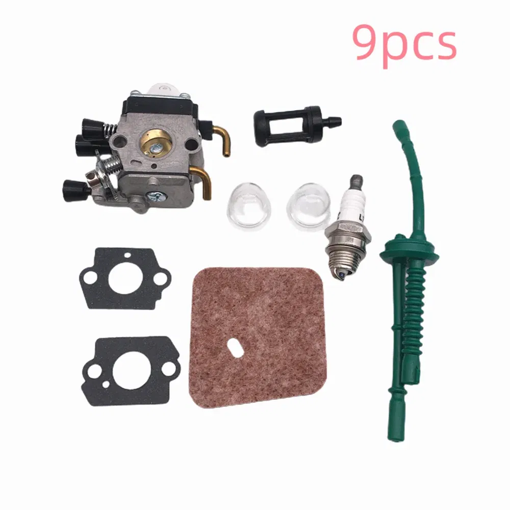 Color: Yellow - Carburetor Trimmer Kit For Stihl FS 38 45 46 55 55R 55RC 45C 45L 45EZ 55EZ 55C 55T 74 75 76 80 85 310 KM 55 55R HL45 FC55