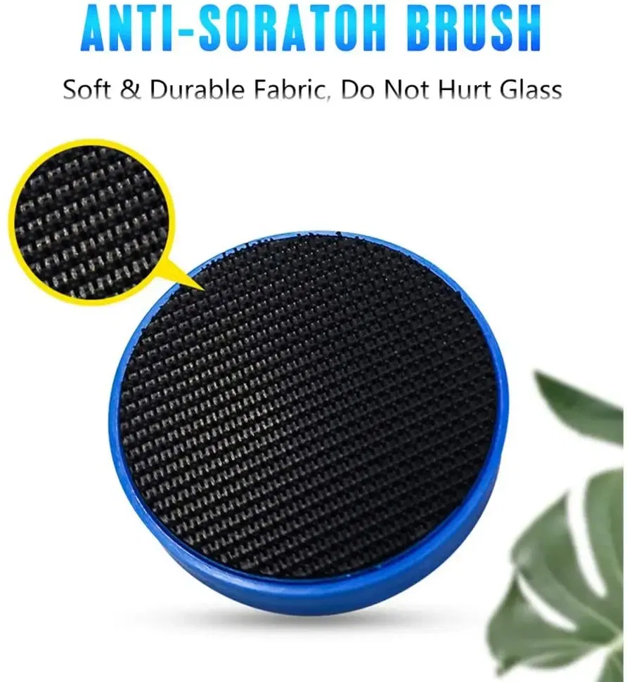 Color: Blue - Aquarium Cleaning Magnet Fish Tank Clean Glass Scrubber Tool Double-Sided Algae Moss Removal Suspension Scraper