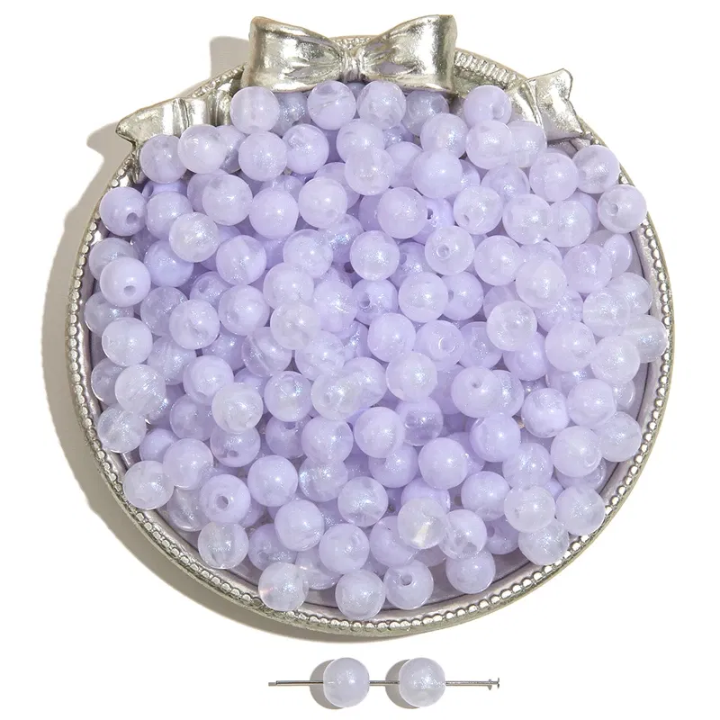 Color: Yellow, Ships From: CN - 20/50pcs 8/12mm Acrylic Round Pearl Luster Beads for Earring Necklace Keychain DIY Jewelry Making