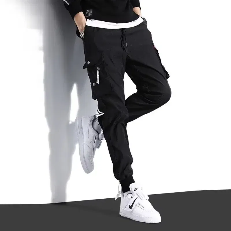 Color: black, Size: XXL - New Men Cargo Tactical Pants Work Combat Multi-pockets Casual Training Trousers Overalls Clothing Joggers Hiking Mens Cargo Pant