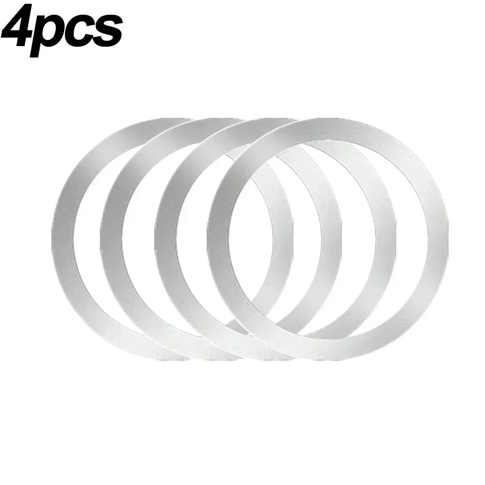 Color: PURPLE - 2024 Stainless Steel Universal Magnetic Metal Plate Ring For Magsafe Wireless Charger Iron Sheet Sticker Magnet Car Phone Holder