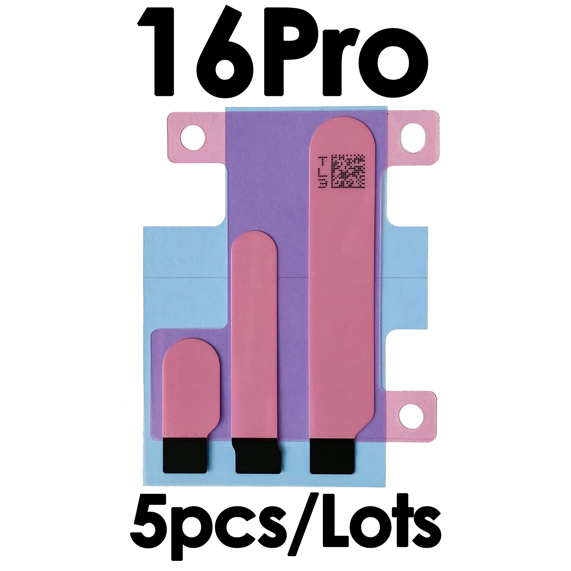 Color: grey - 5Pcs Battery Adhesive Sticker for iPhone 13 14 15 16 Pro Max 14 Plus 11Pro 12 Mini 13Pro Battery Glue Tape Replacement Pull Tab